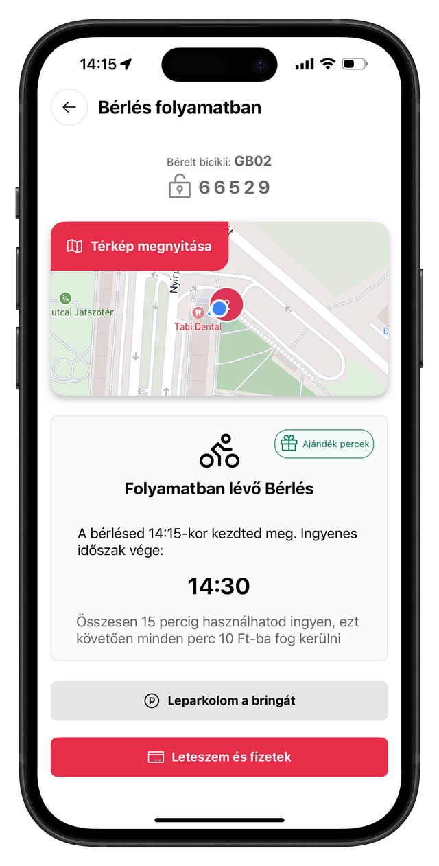 Folyamatban lévő Manfred bérlés